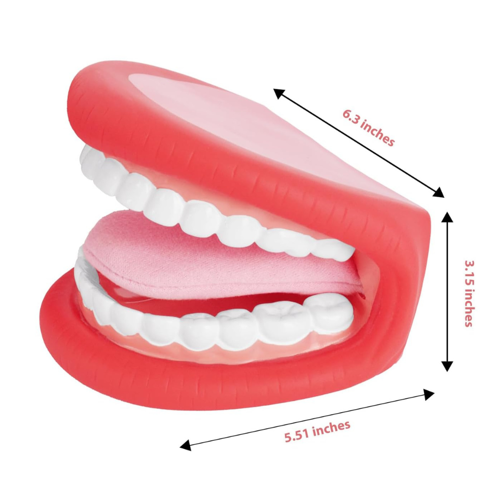 The Size Info of Large Mouth Hand Puppet
