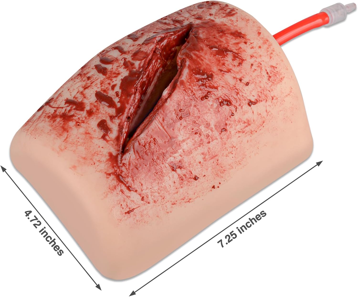 The Size Info of Thigh Laceration Wound Packing Trainer