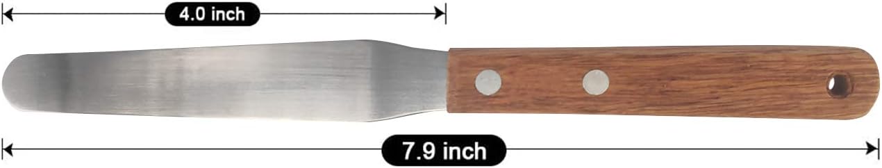 The Size Info of Wooden Handle Spatula