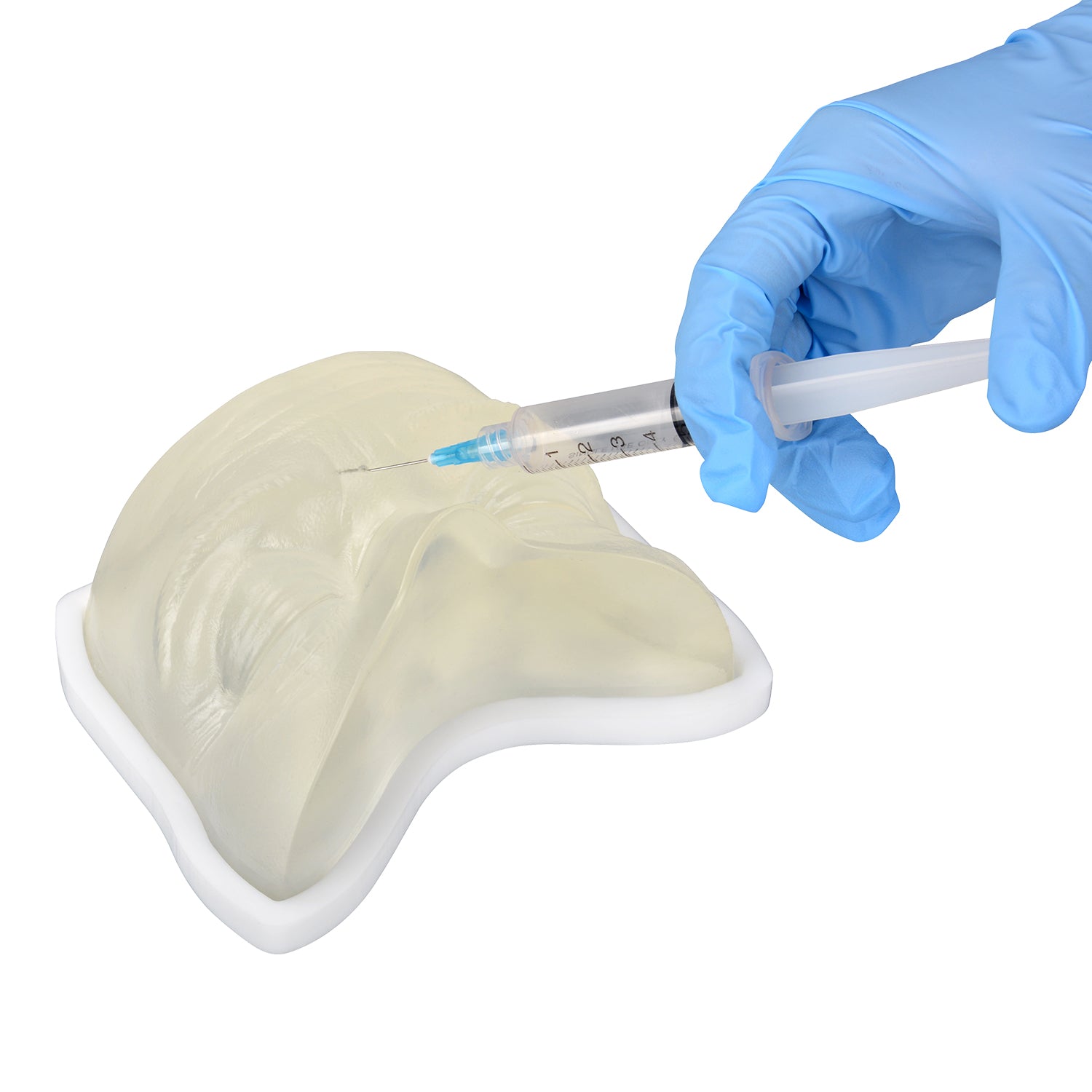 Transparent Facial Injection Eye Area Training Model