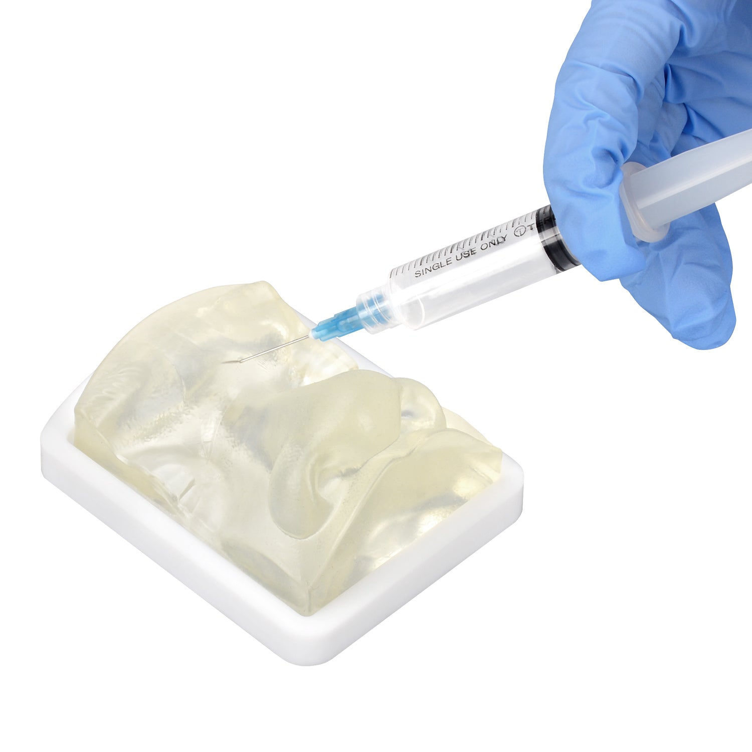 Transparent Nose Dermal Filler Injection Training Model