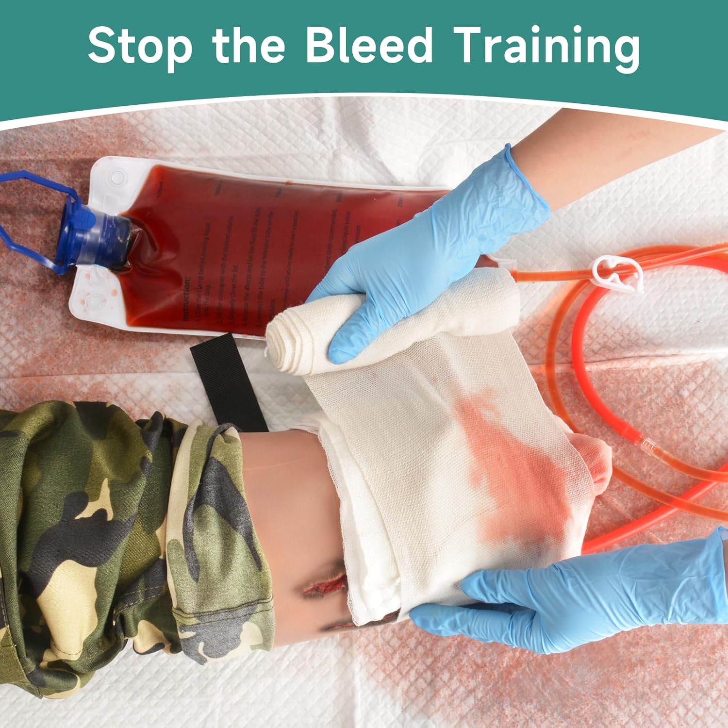 Trauma Leg Model for Hemorrhage Control & Bandaging Training