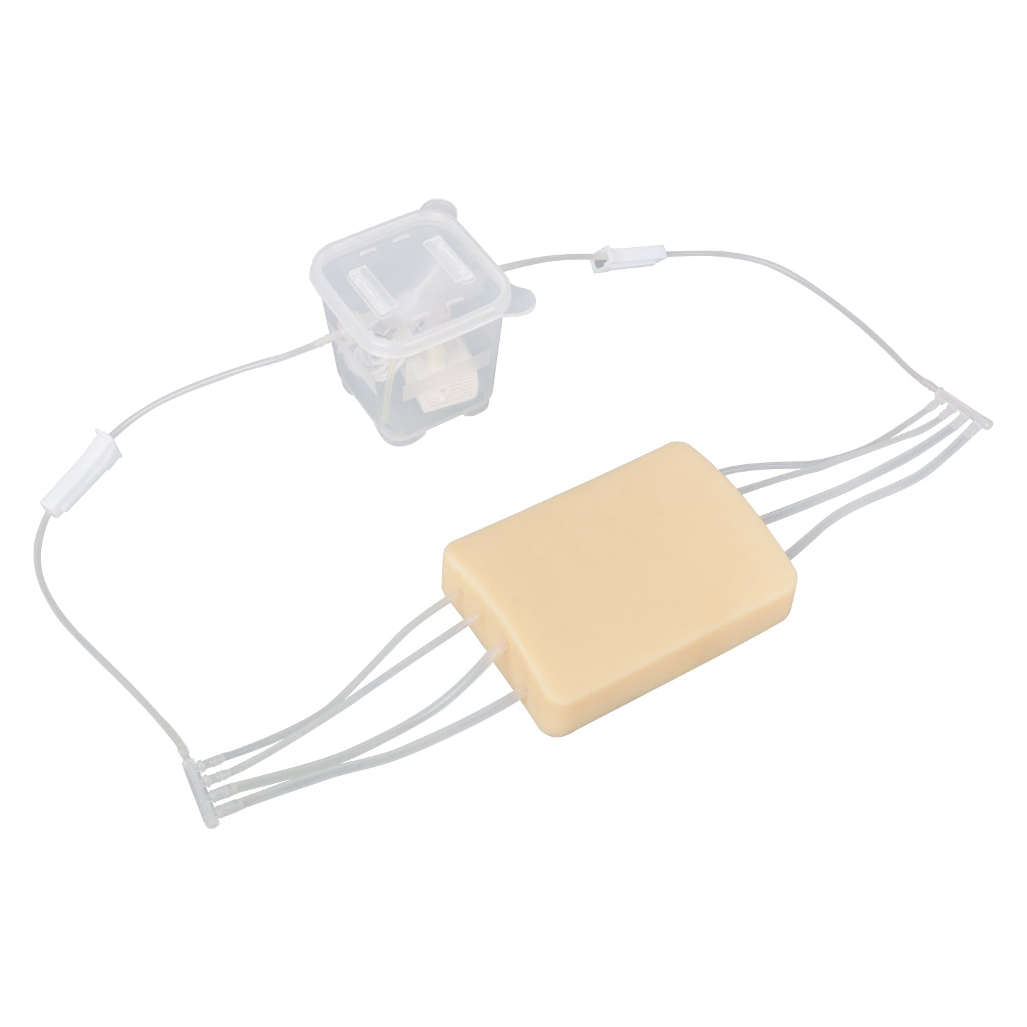 Ultrasound Vascular Access Phantom Four Pre-Formed Silicone Vessels