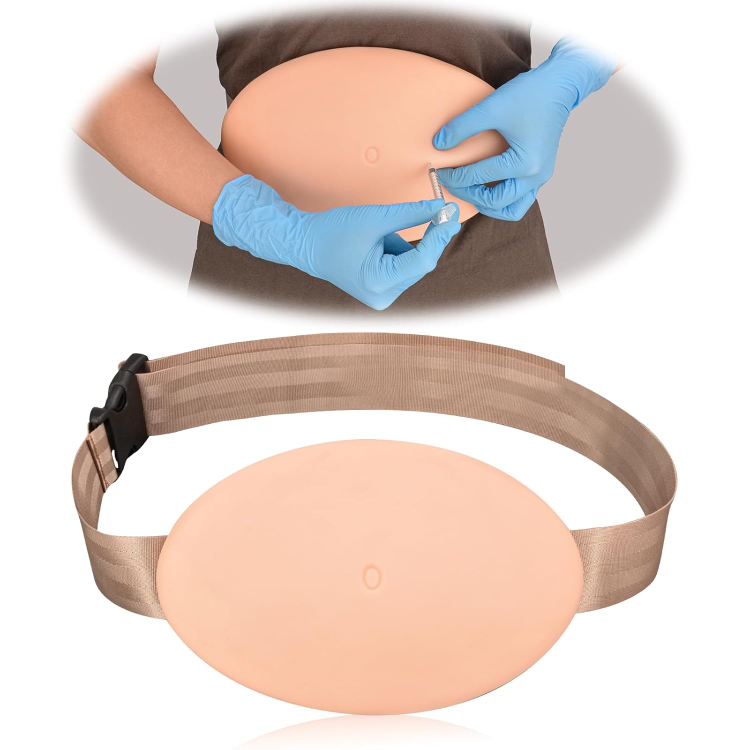 Wearable Abdominal Injection Practice Pad For Nursing Training