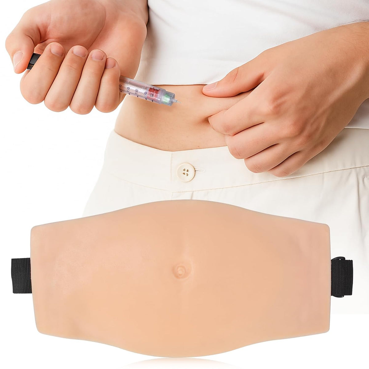 Wearable Abdominal Subcutaneous Injection Trainer