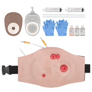Wearable Belly Ostomy Care Simulator Training Kit