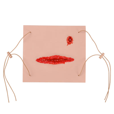 Wearable Compound Laceration and Gunshot Trauma Wound Model