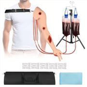 Wearable Hemorrhage Control Arm Trainer with 4 Multi-Wounds