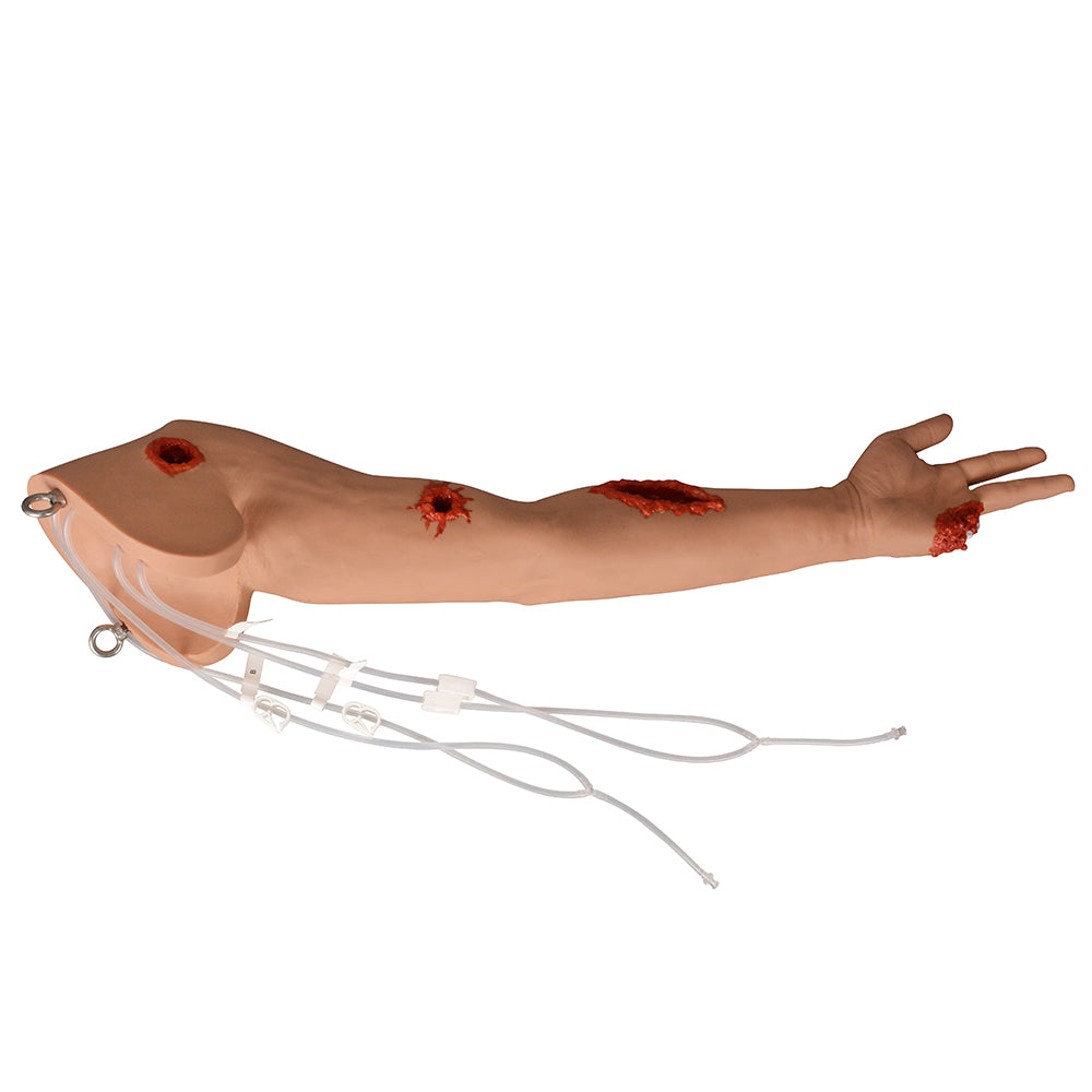 Wearable Hemorrhage Control Arm Trainer with 4 Multi-Wounds