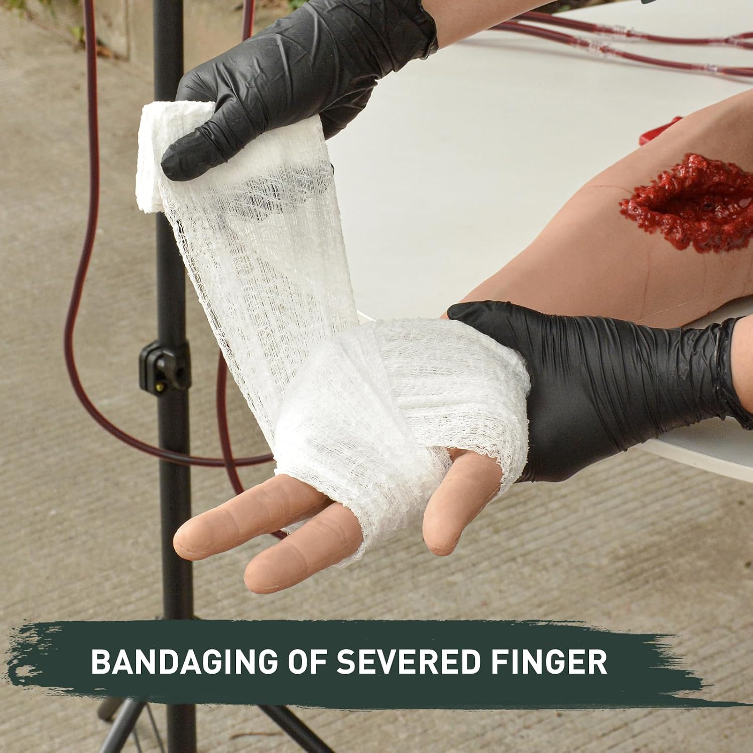 Wearable Hemorrhage Control Arm Trainer with 4 Multi-Wounds