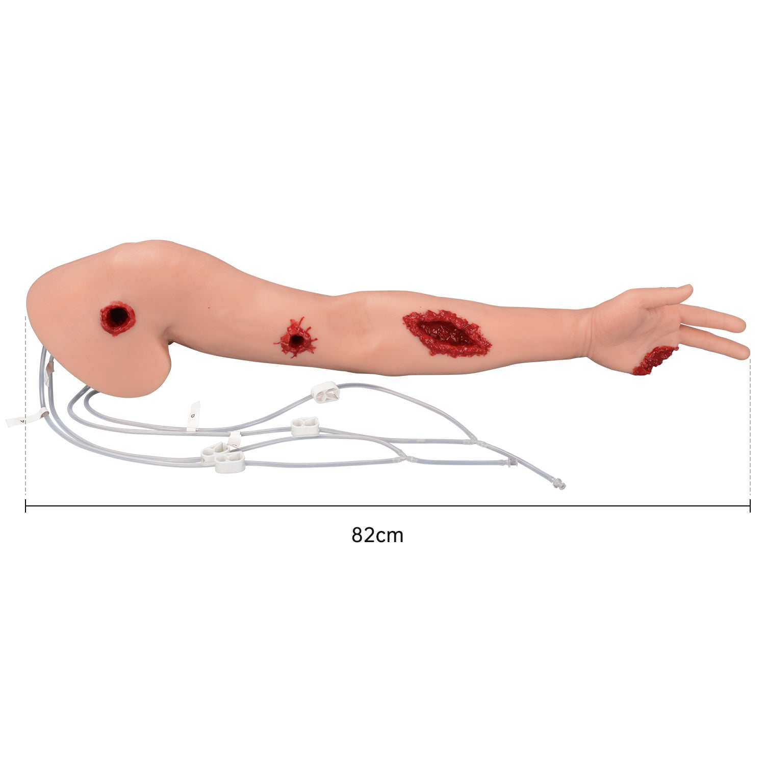 Wearable Hemorrhage Control Arm Trainer with 4 Multi-Wounds