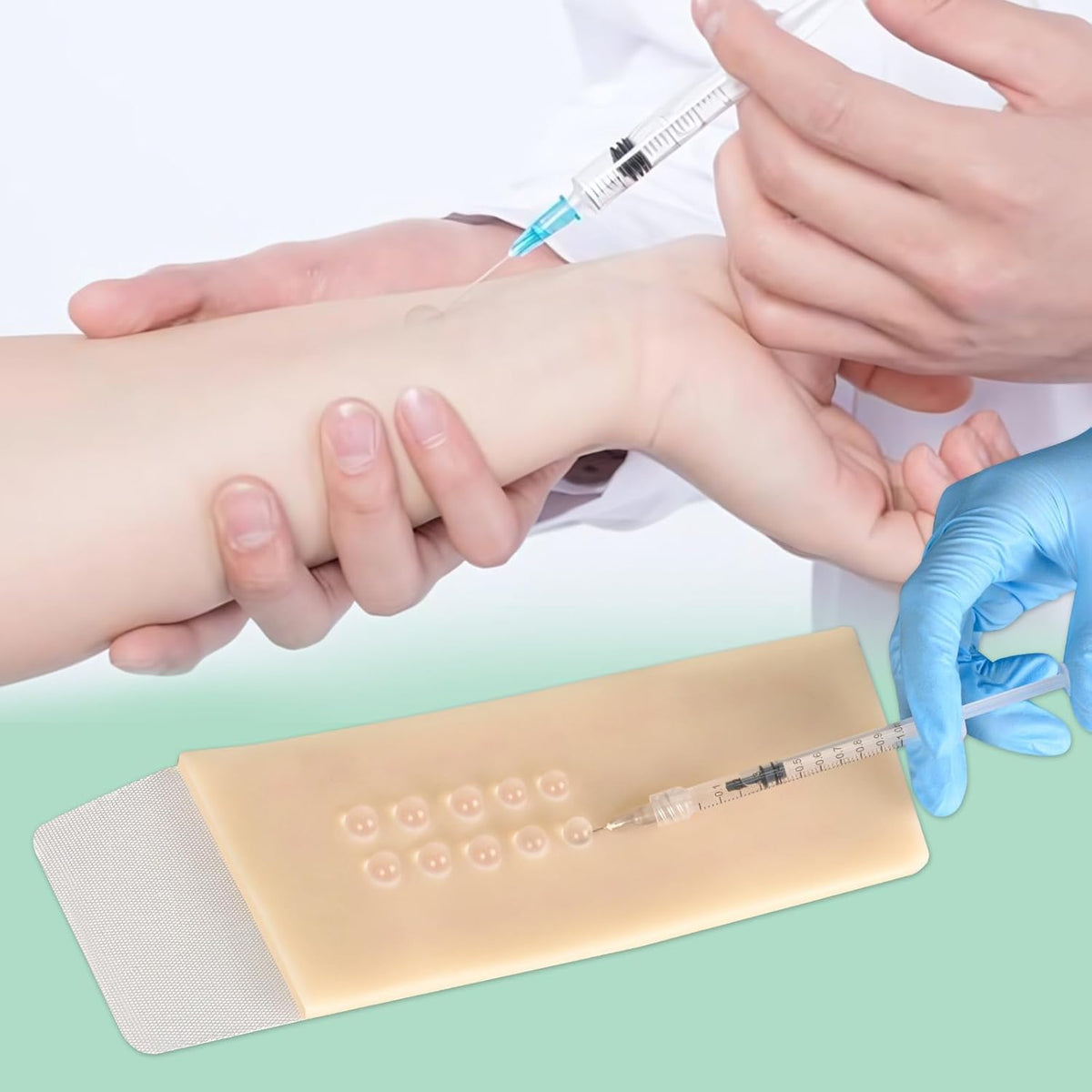 V Kit Injection Intradermal Injection Practice Pad, Wearable – Medarchitect