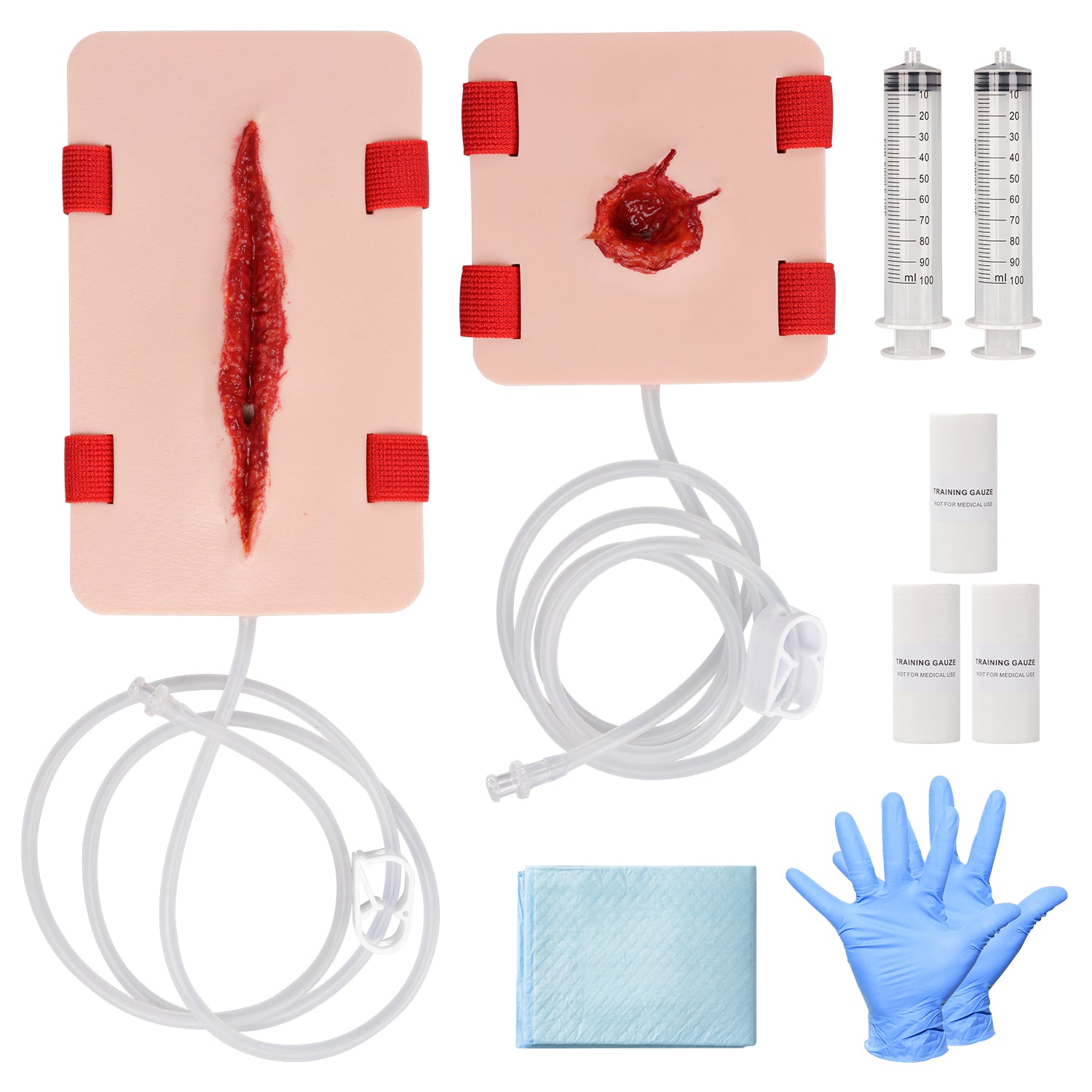 Wearable Laceration & Gunshot Wound Trainer Set