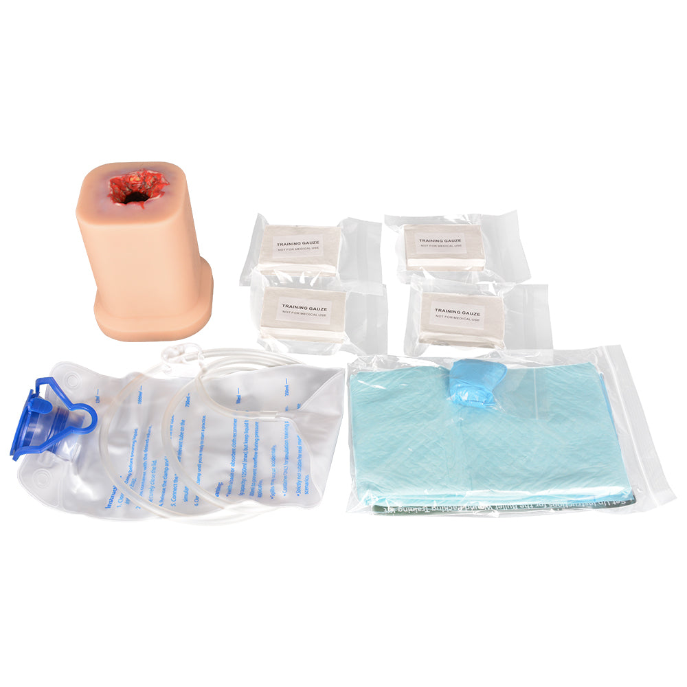 Training Kit Injection Bullet Wound Packing Trainer Kit, 5.56 / 7.62 / 9 mm – Medarchitect