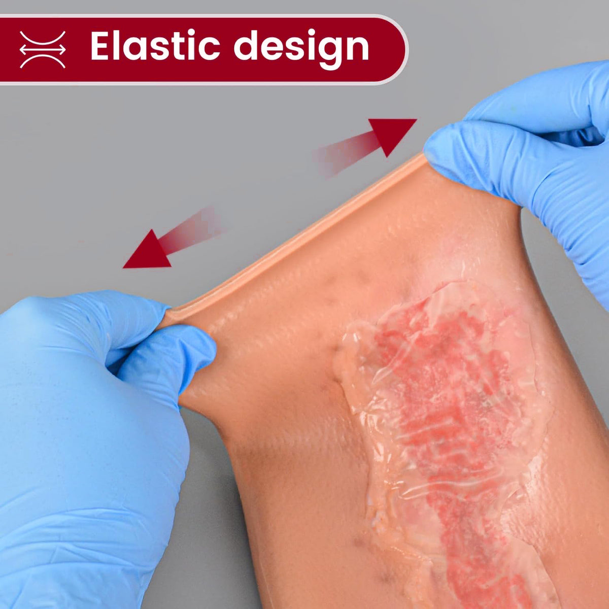 Wearable Abrasion Wound Model for Medical Training