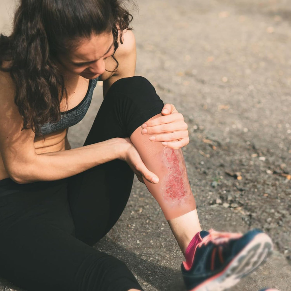 Wearable Abrasion Wound Model for Medical Training