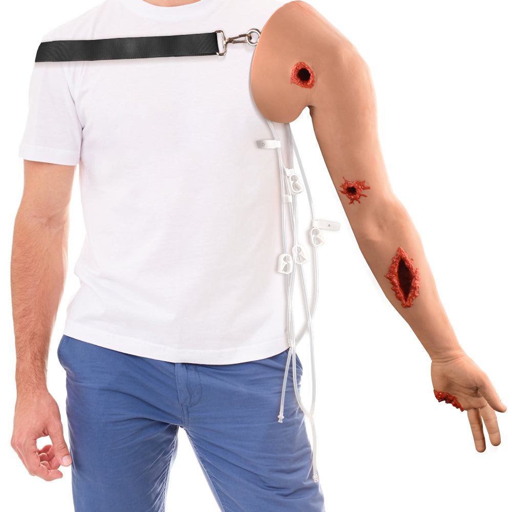 Tourniquet and Wearable Wound Packing Arm Trainer Hemorrhage Control Arm Trainer