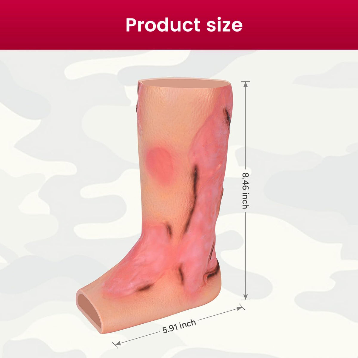 Wearable Lower Leg & Ankle Burn Wound Trainer