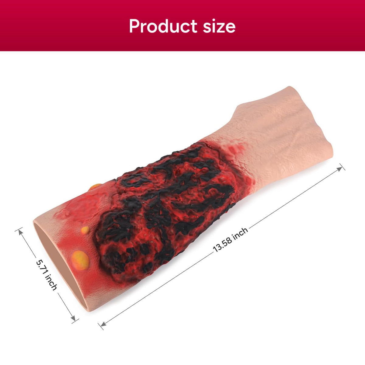 Wearable Forearm Burn Wound Trainer
