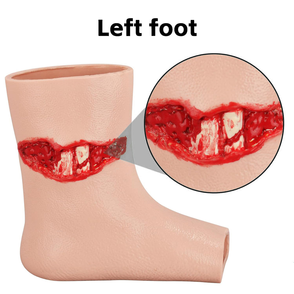 Wearable Lower Leg Open Fracture Trainer Set
