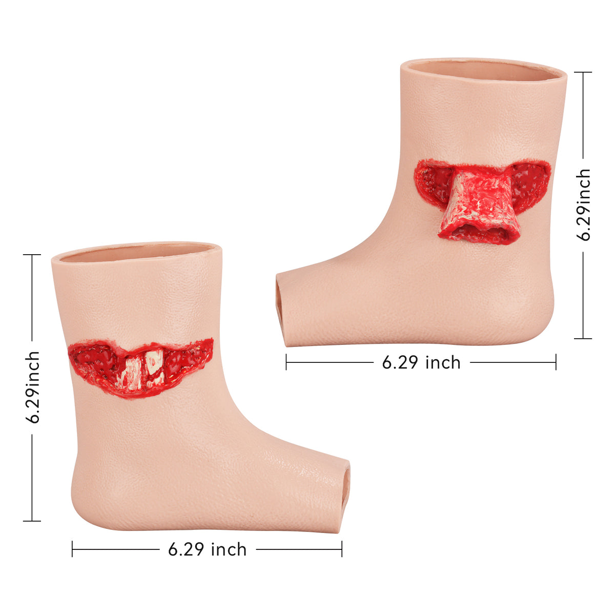 Wearable Lower Leg Open Fracture Trainer Set