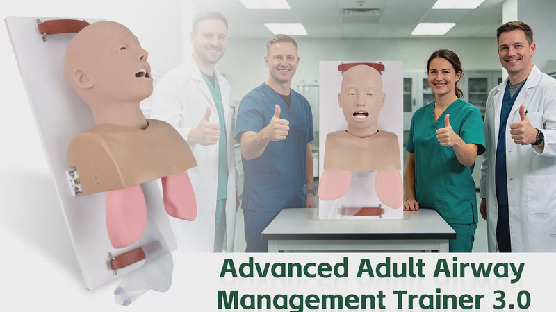 Advanced Adult Airway Management Manikin Trainer Product Vedio
