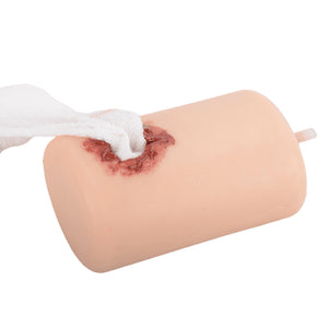 Gunshot Wound Pack Trainer with Tourniquet, Bleed Control Training Model