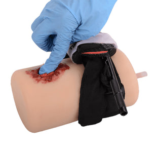 Gunshot Wound Pack Trainer with Tourniquet, Bleed Control Training Model