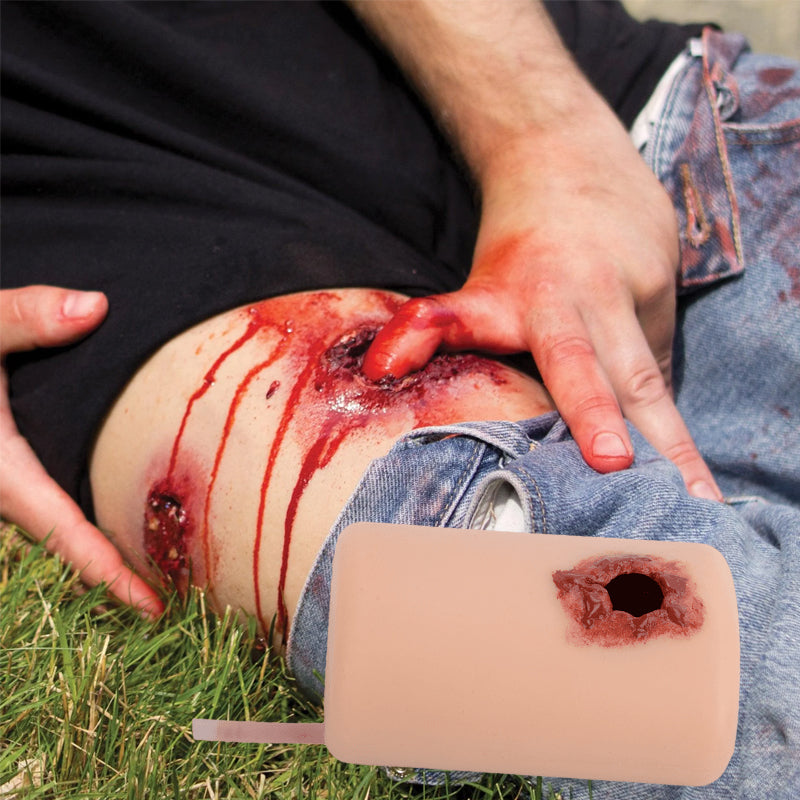 Gunshot Wound Pack Trainer with Tourniquet, Bleed Control Training Model - [shop_medarchitect]