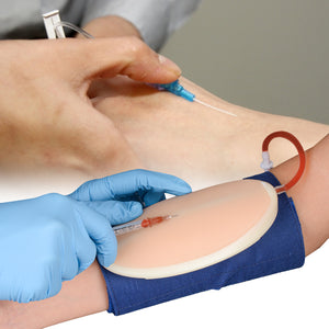 Medarchitect Intravenous Indwelling Needle Practice Model, Wearable IV Practice Kit, Venipuncture Injection Practice Pad