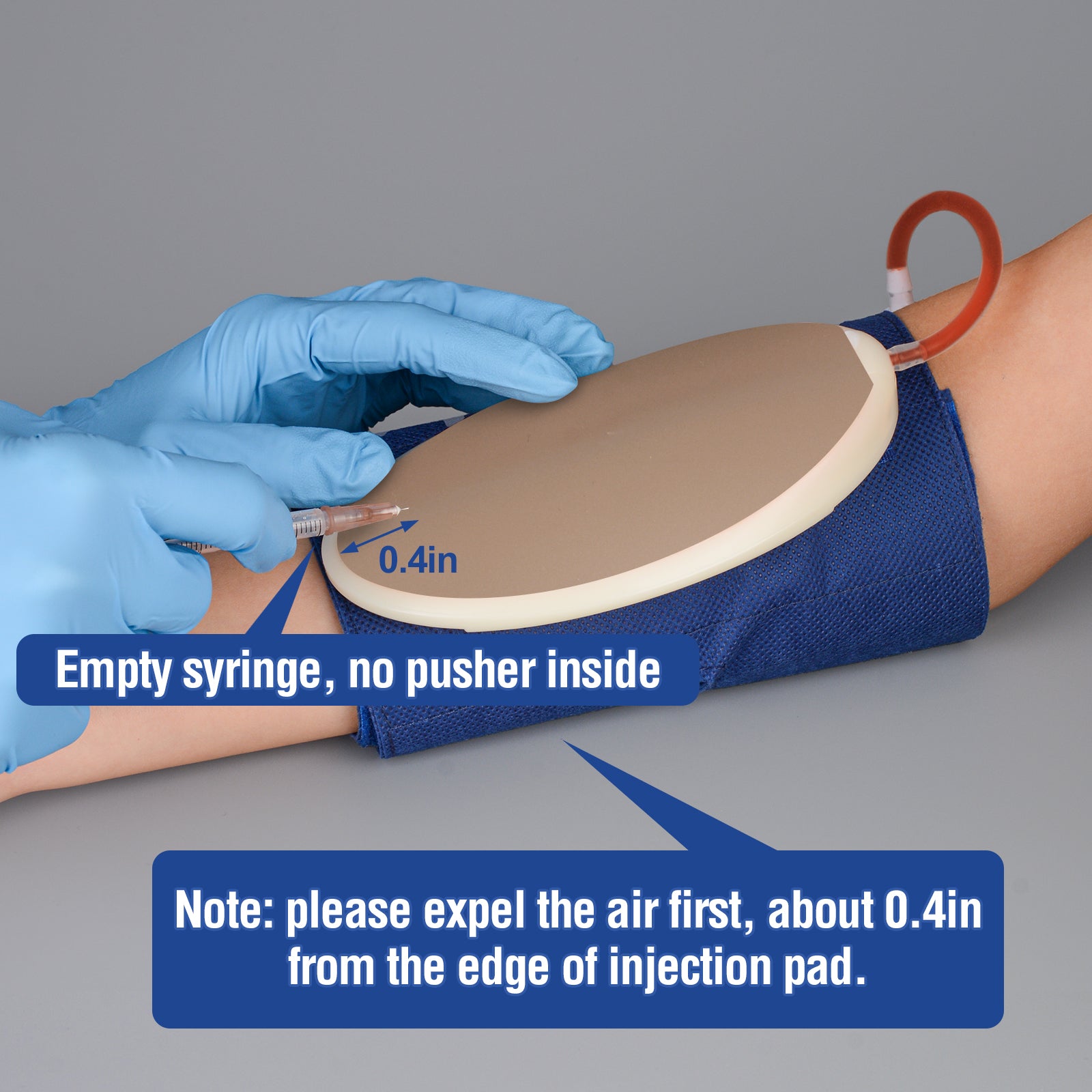 Medarchitect Intravenous Indwelling Needle Practice Model, Wearable IV