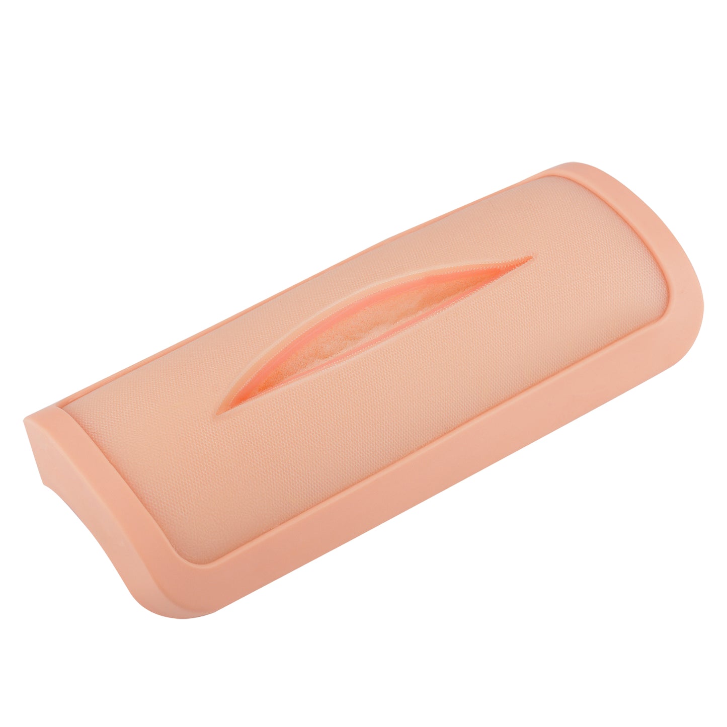 Close-Up Of Lifelike Skin Texture On Suture Pad