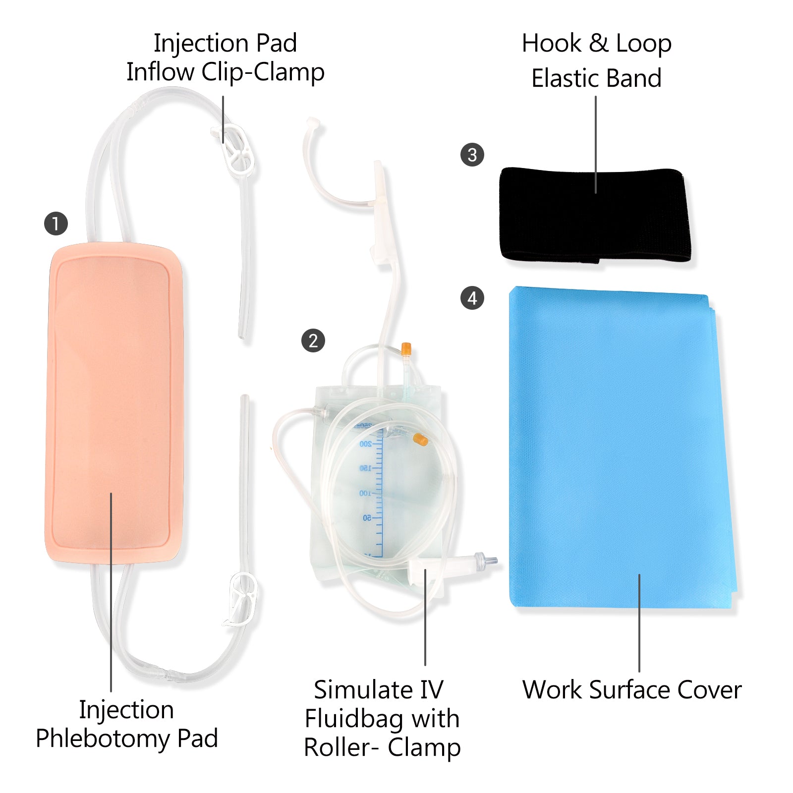 Complete IV Injection Training Kit With Accessories