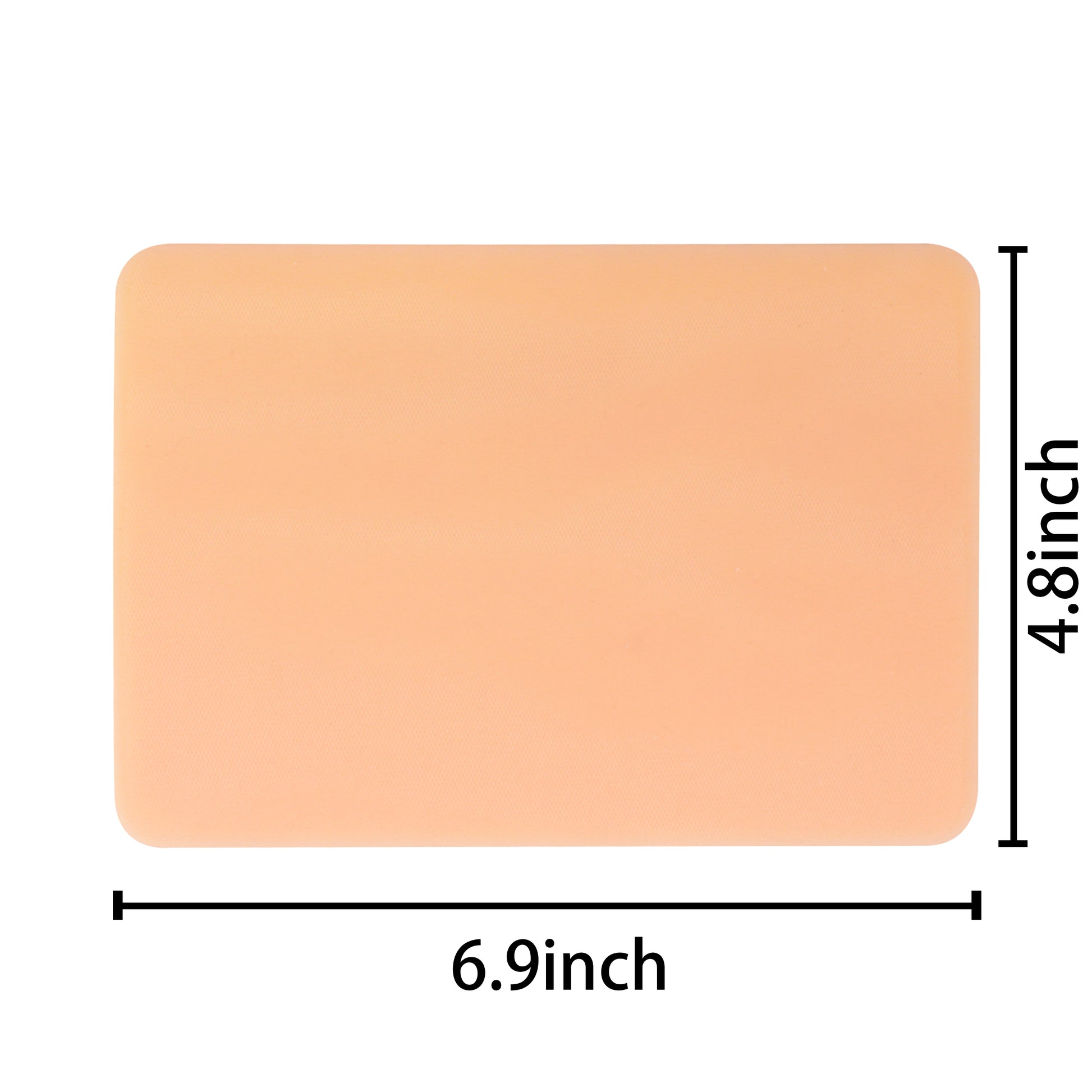 DIY Incision Suture Pad Size and Dimensions Display