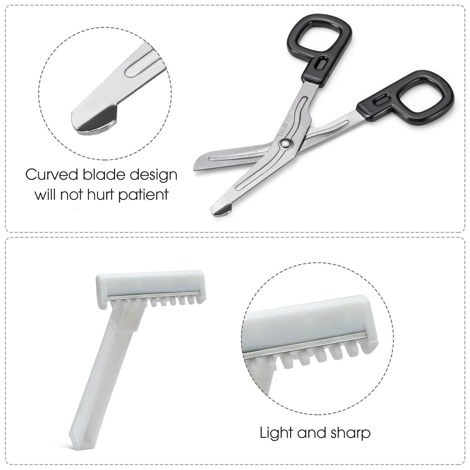 Durable EMT Shears for CPR AED Training Kit