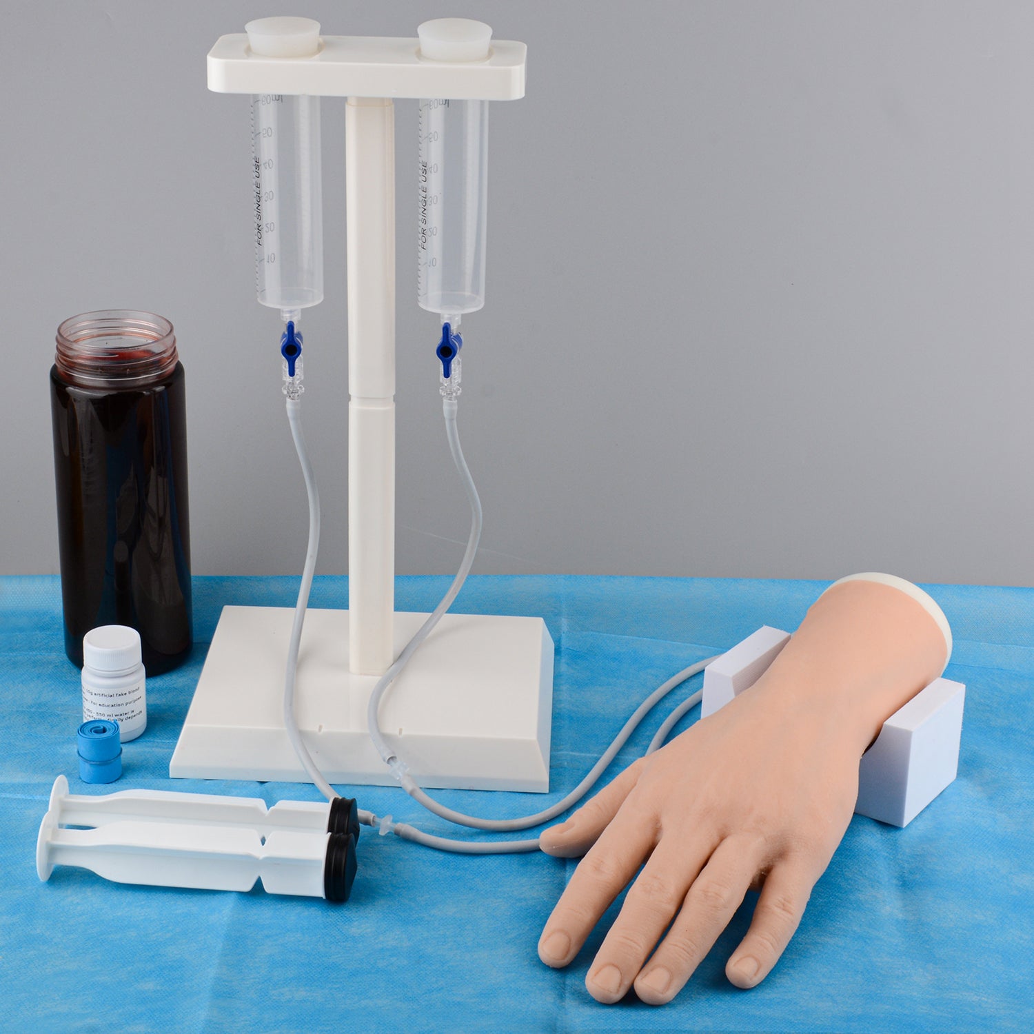 Iv Injection On Hand IV Injection Hand Training Kit for Medical & Nursing Practice ...