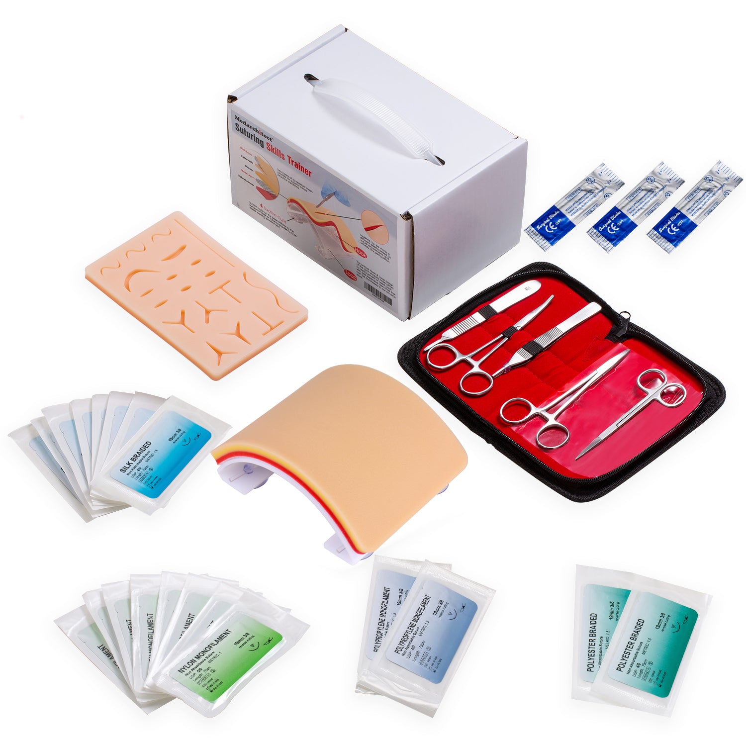 Medarchitect Premium Practice Suturing Kit For Medical Training