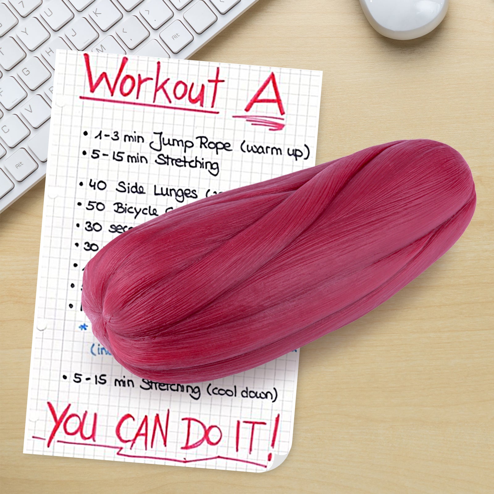 Muscle vs Fat Comparison Visual Training Aid