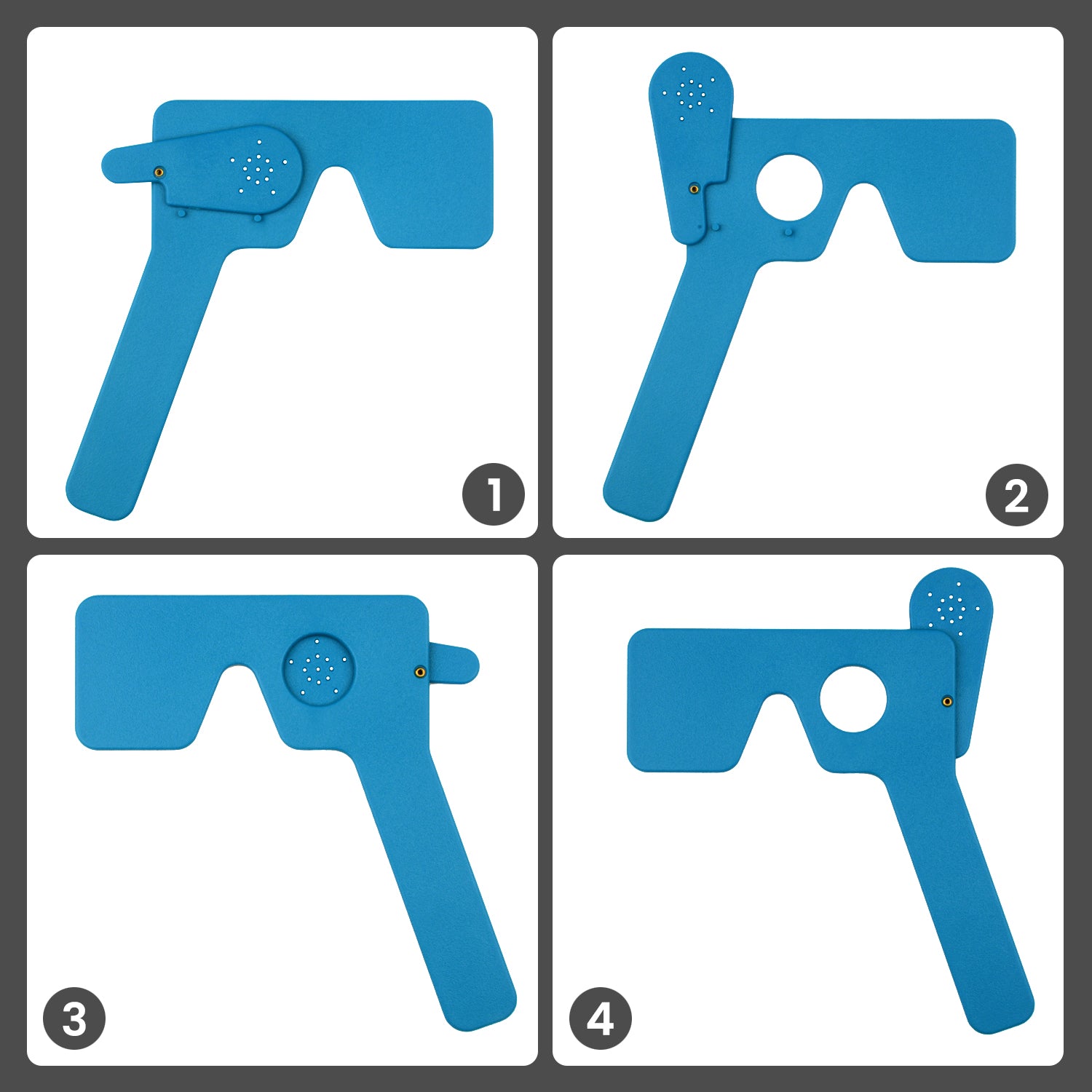 Ophthalmic Eye Occluder with 14 Pinholes for Ophthalmologists, Orthoptists and Optometrists to Eye Exam - [shop_medarchitect]