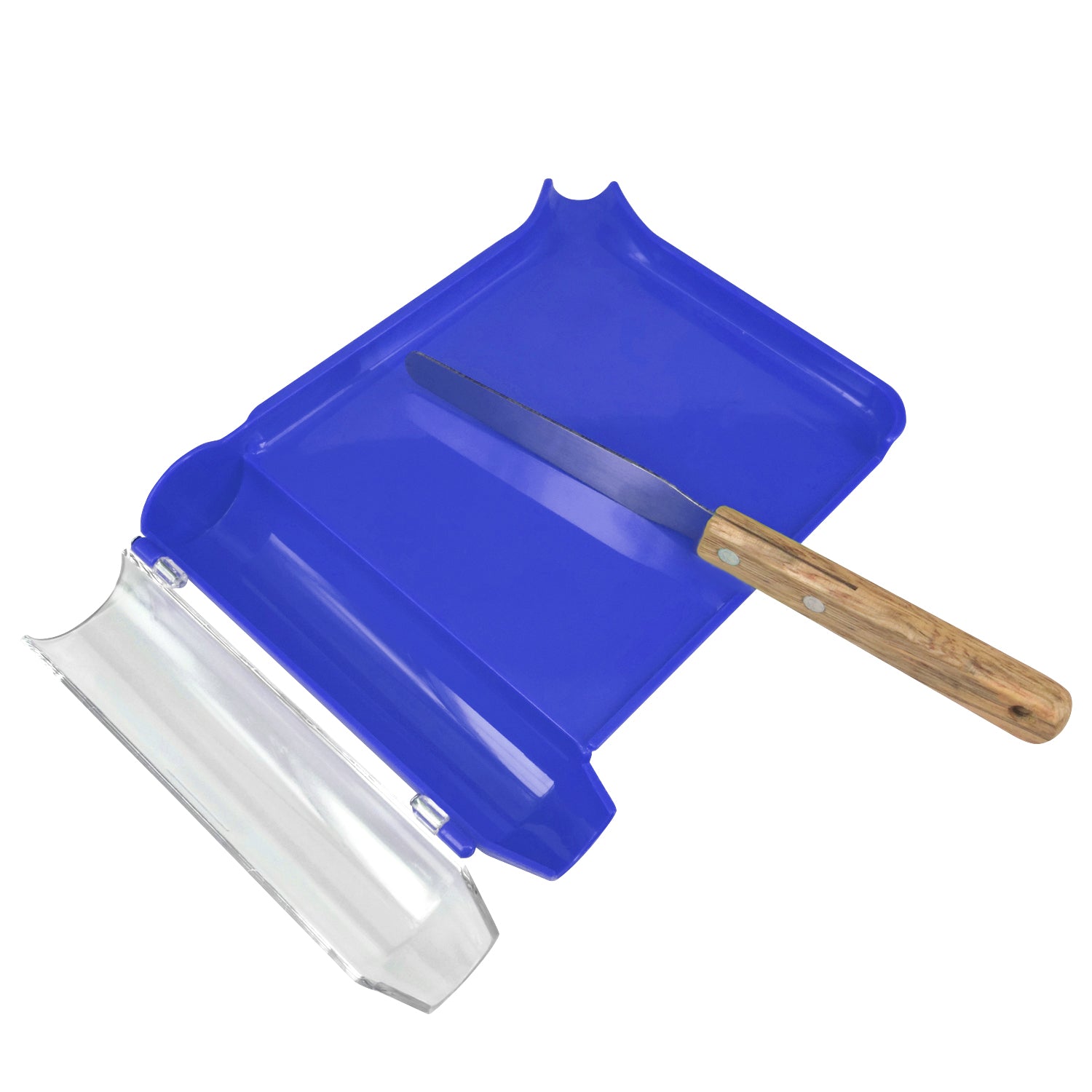 Pharmacy Pill Counting Tray with Spatula Blue