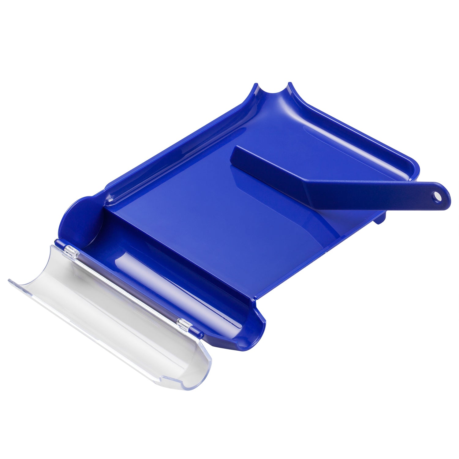 Pill Counter Tray​ with Spatula Blue Color