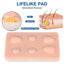 Realistic Silicone Training Pad with Sebaceous Cysts and Abscesses