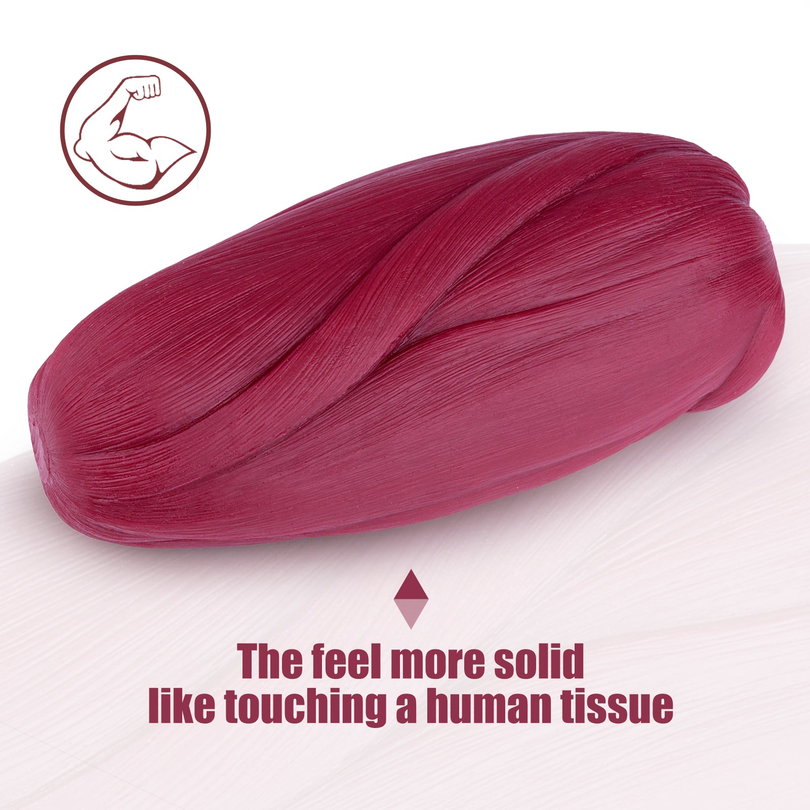Soft Silicone Texture Realistic Muscle Model Feel