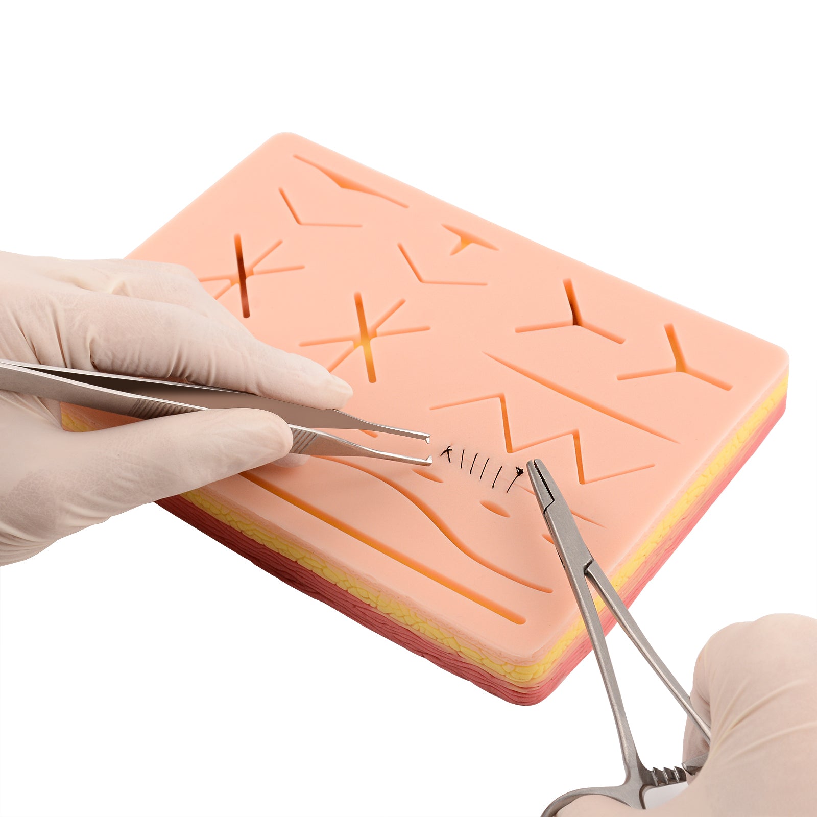 Surgical Suture Training Pad for Deep Suture Skills