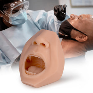 Medical Nasopharyngeal & Oropharyngeal Swab Test Collection Training Model for COVID-19 Doctor-Patient Communication - [shop_medarchitect]