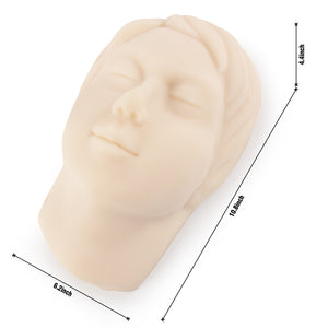 Professional Cosmetology Bald Mannequin Head Manikin Model Doll Head for Makeup & Injection Practice - [shop_medarchitect]