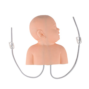 Intravenous Cannulation In Neonates Infant Mannequin Baby Face Head for IV Infusion Training