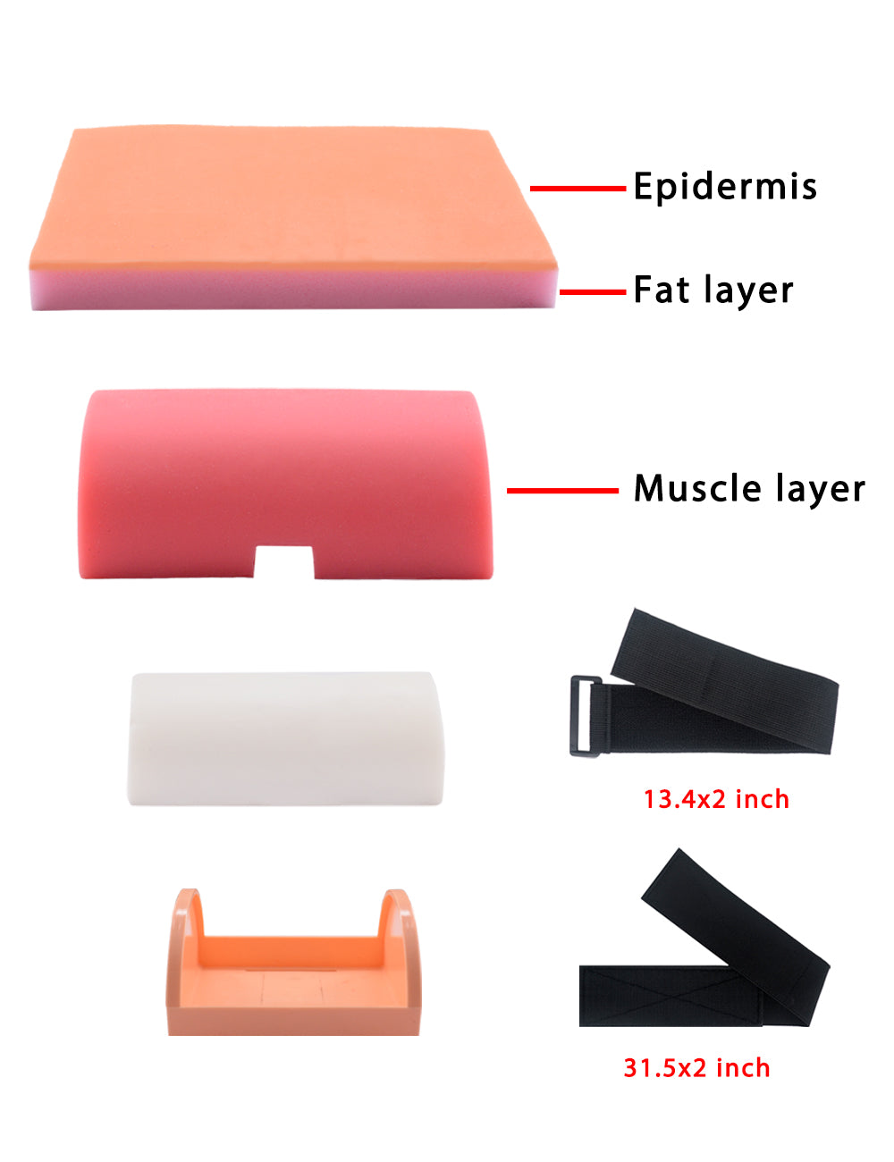 Intramuscular Injection Training Pad Model with 3 Skin Layers Injectio ...