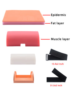 Intramuscular Injection Training Pad Model with 3 Skin Layers Injectio ...