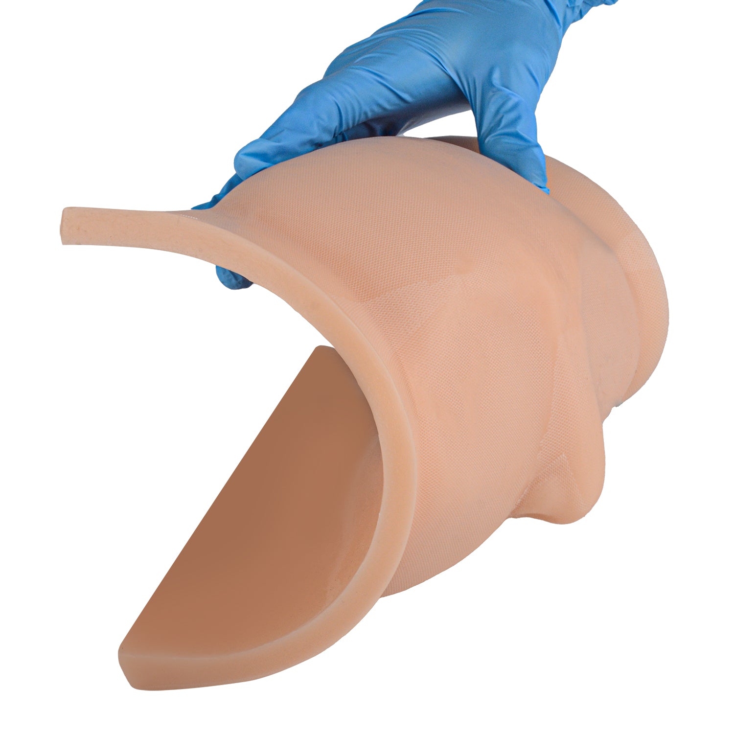 Silicone Cosmetology Bald Mannequin Head Manikin Model Doll Head for Makeup & Injection Practice - [shop_medarchitect]